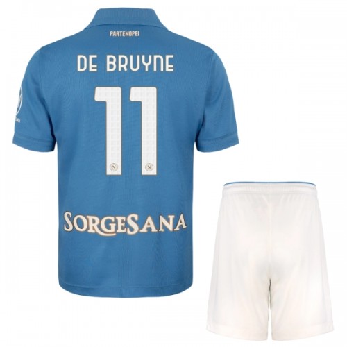 Ensemble Maillot SSC Naples De Bruyne 11 Domicile 2026-27 Enfant Ensemble Maillot SSC Naples De Bruyne 11 Domicile 2026-27 Enfant